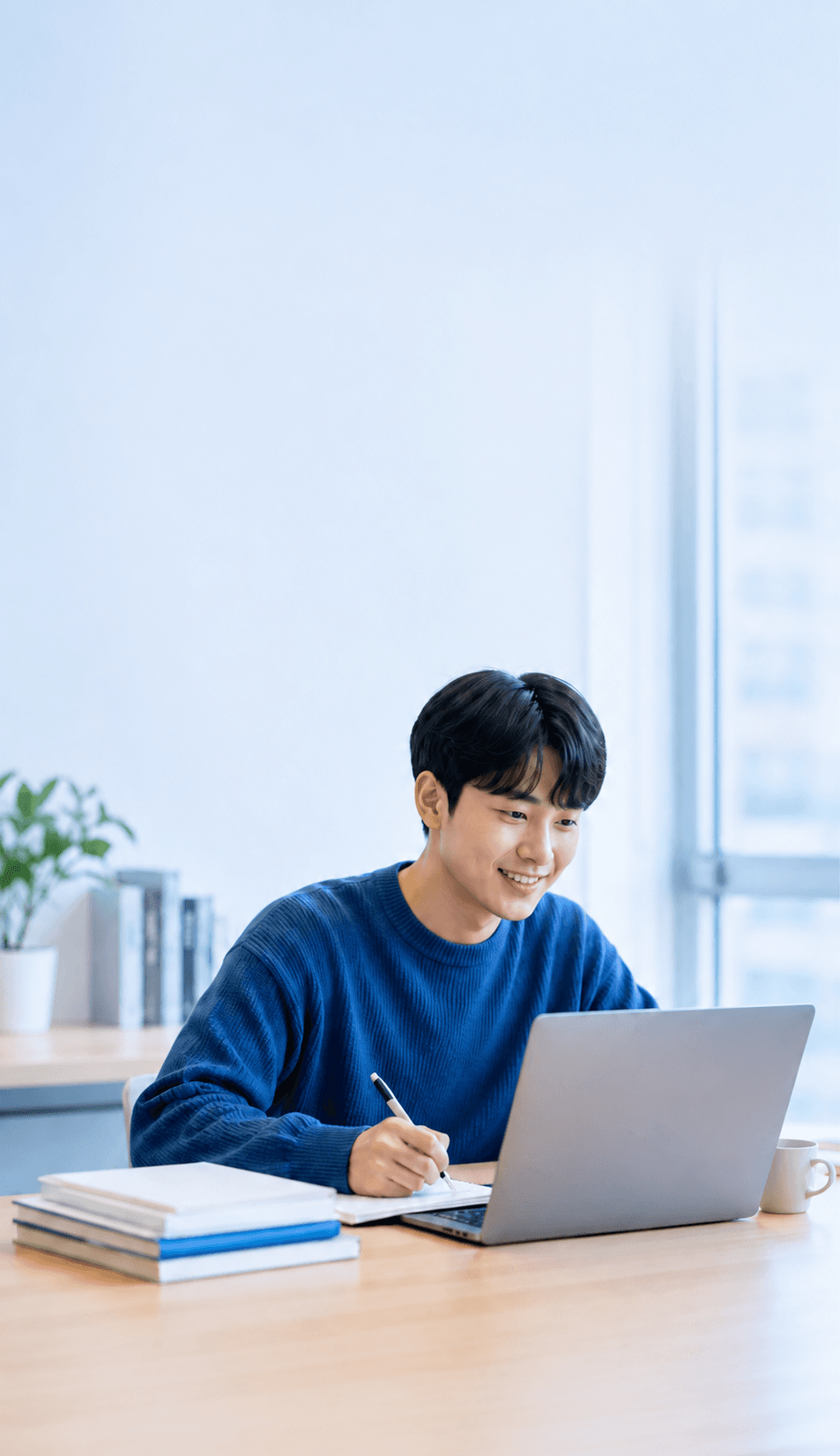 Student preparing to study in Korea